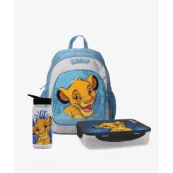 כחול/אפור Lion King מארז סט תיק נועם
