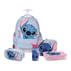 תכלת/ורוד T.Schoolbag Stitch סט המארז המושלם