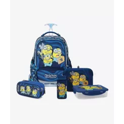 סט המארז המושלם נייבי T.Schoolbag Minions