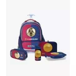 כחול/אדום T.Schoolbag FCB סט המארז המושלם