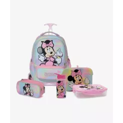 ורוד T.Schoolbag Minnie Mouse סט המארז המושלם