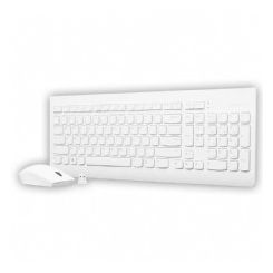 סט מקלדת ועכבר Lenovo 510 Wireless Combo לבן