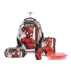 סט שחור SchoolBag T Spiderman