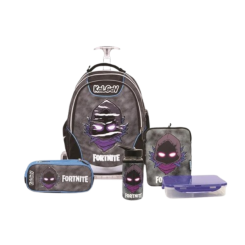 סט שחור SchoolBag T Fortnite