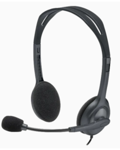 אוזניות ON EAR Logitech Stereo Headset H111