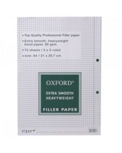 דפדפת OXFORD A4 משובץ 72דף חב-5