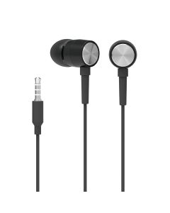 אוזניות חוטיות 3.5 מ"מ שחור HP