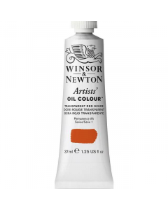 Winsor & Newton צבע שמן ארטיסט 37 מ"ל Transparent Red Ochre מספר גוון:W0647 סריה 1