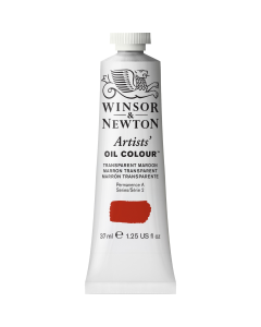 Winsor & Newton צבע שמן ארטיסט 37 מ"ל Transparent Maroon מספר גוון:W0657 סריה 2