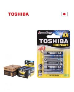 סוללות אלקליין TOSHIBA AA - מארז 4 יח'