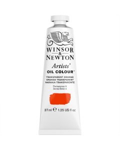 Winsor & Newton צבע שמן ארטיסט 37 מ"ל Transparent Orange מספר גוון:W0650 סריה 4