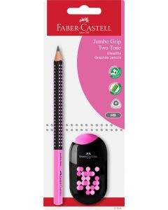 Faber Castell מארז עיפרון ומחדד במגוון צבעים