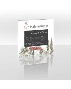 Hahnemuhle בלוק לצבע מים - Quattro Akademie Watercolour 300 גרם רוחב 40 סמ, אורך 40 סמ, 30 לצבעי מים
