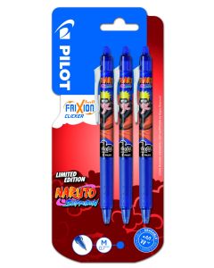 סט עטים בליסטר כחול 07 FRIXION CLICKER NARUTO