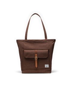 תיק צד BROWN HERSCHEL RETREAT TOTE POTTING SOIL CROSSHATCH