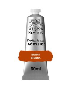 Winsor & Newton צבע אקריליק 60 מ"ל Professional גוון: Burnt Sienna