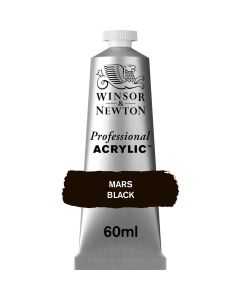 Winsor & Newton צבע אקריליק 60 מ"ל Professional גוון: Mars Black