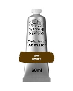 Winsor & Newton צבע אקריליק 60 מ"ל Professional גוון: Raw Umber