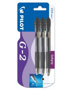 עט ג'ל שחורPILOT G2 0.7 חב-3