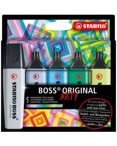 טוש הדגשה מארז 5 צבעים קרים ARTY BOSS