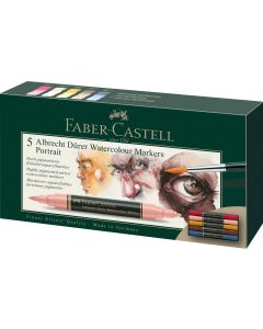 Faber Castell סט 5 טושי מים A.D דו-צדדיים גוון: portrait