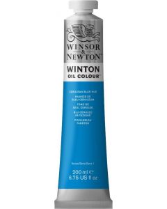 Winsor & Newton צבע שמן ווינטון 200 מ"ל Cerulean Blue Hue מספר גוון:W0138