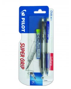 עפרון ורסטיל נאון שחור/כחול 0.7+עופרת PILOT חב-2