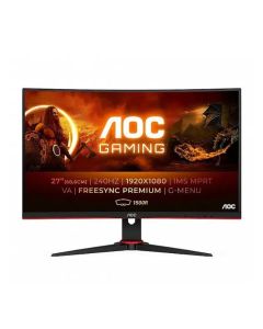 מסך מחשב גיימינג AOC C27G2ZE/BK 27"/0.5MS+240Hz LED