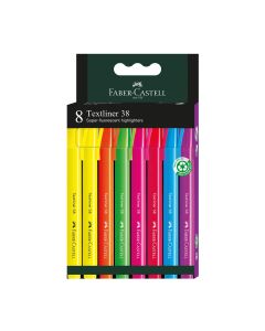 סט 8 מרקרים 38 ממ Faber Castell