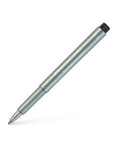 Faber Castell טוש-מכחול - Pitt artist pen שם גוון: Silver מס גוון: 251