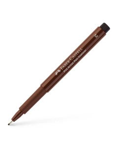 Faber Castell טוש-מכחול - Pitt artist pen M שם גוון: Dark Sepia מס גוון: 175