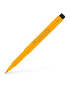 Faber Castell טוש-מכחול - Pitt artist pen B שם גוון: Dark chrome Yellow מס גוון: 109