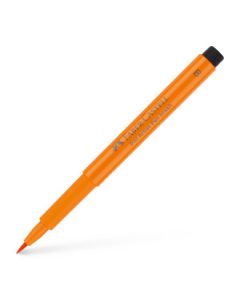 Faber Castell טוש-מכחול - Pitt artist pen B שם גוון: Orange glaze מס גוון: 113