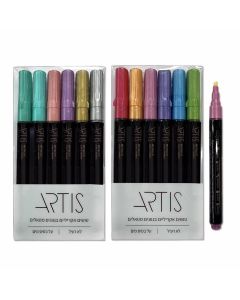 טושים אקריליים מטאליים (6) ARTIS
