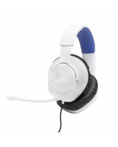 אוזניות גיימינג JBL QUANTUM 100P - כחול/לבן