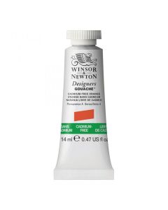 Winsor & Newton צבע גואש - Designers סריה 4 14 מ"ל שם גוון: CADMIUM FREE ORANGE