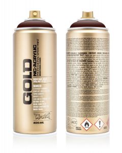 Montana Cans ספריי צבע - Montana Gold 400 מ"ל מס גוון: 3080 שם גוון: Black Red