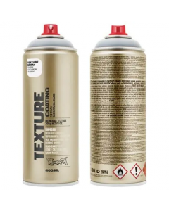 Montana Cans ספריי צבע - 400 מ"ל מס גוון: T8000 שם גוון: Texture Grey