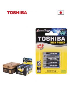 סוללות אלקליין TOSHIBA AAA - מארז 4 יח'