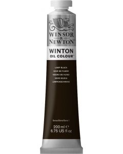 Winsor & Newton צבע שמן - Winton 200 מ"ל שם גוון: Lamp Black מס גוון: W0337 (25)