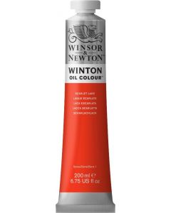 Winsor & Newton צבע שמן - Winton 200 מ"ל שם גוון: Scarlet Lake מס' גוון: W0603 (38)