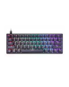 מקלדת מכנית שחורה HK GAMING GK61 BLACK