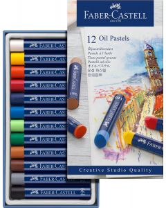 פסטל שמן סט 12 יח Faber Castell