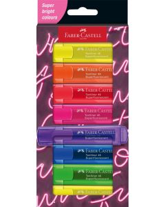 סט 8 מרקרים נאון Faber Castell