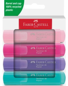 סט 4 מרקרים צבעי פסטל Faber Castell