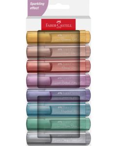 Faber Castell סט 8 טושי הדגשה מטאלים
