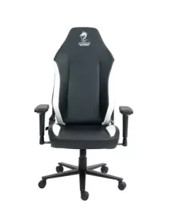 כיסא גיימרים DRAGON  ALPINE D.C דמוי עור שחור/לבן