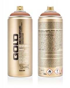 Montana Cans ספריי צבע - Montana Gold 400 מ"ל מס גוון: 8090 שם גוון: Nougat