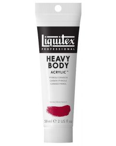 Liquitex צבע אקריליק - Heavy body סריה S?rie 4 59 מ"ל שם גוון: Pyrole Crimson מס' גוון: X0326