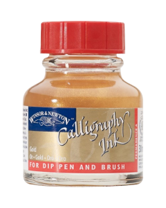Winsor & Newton דיו לקליגרפיה גוון: Gold סריה 2